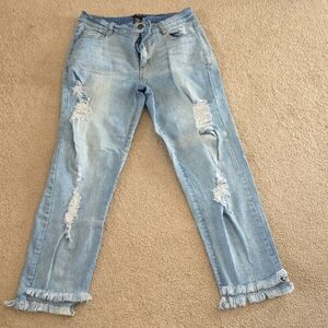 mark. Light Blue Straight Leg Jeans